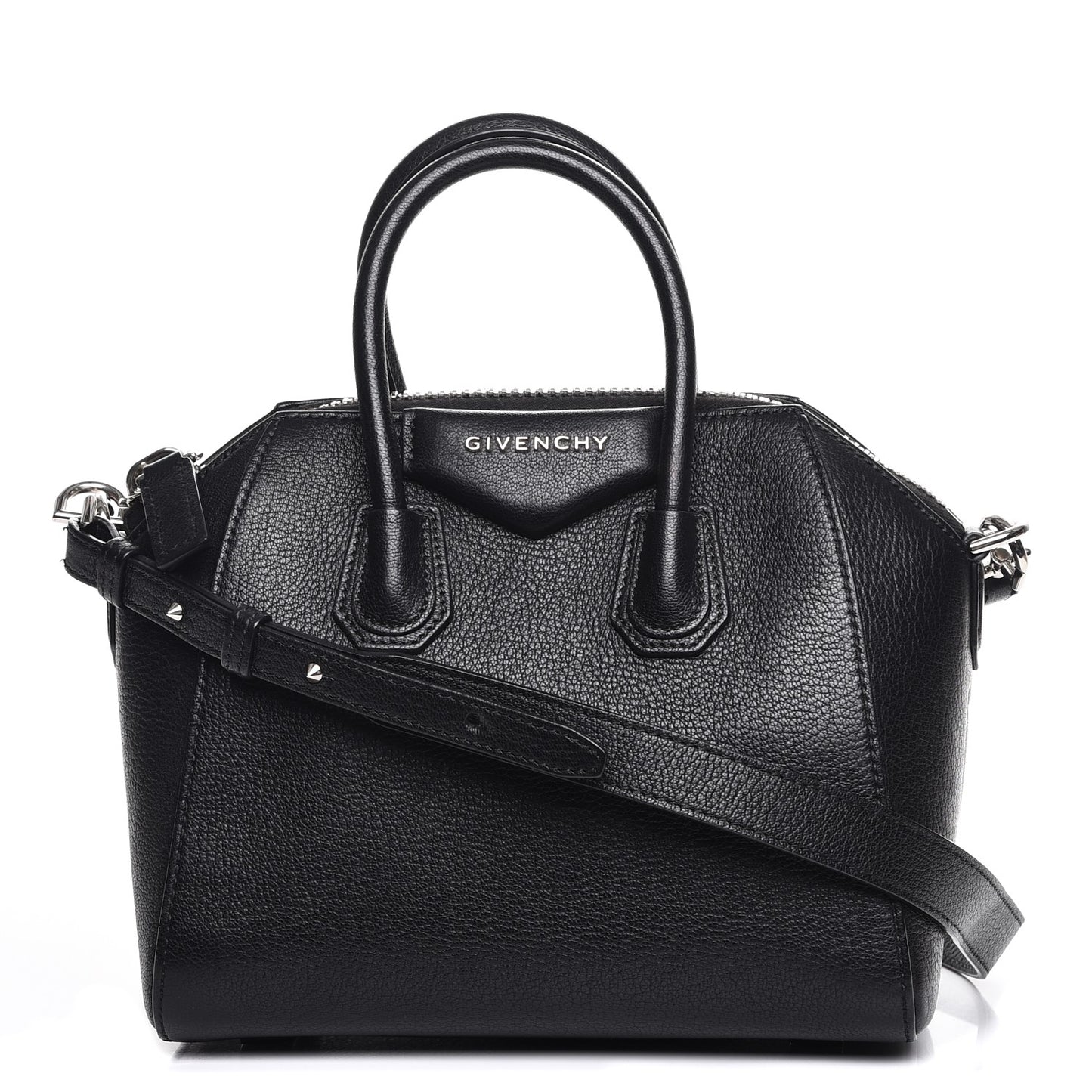 Sugar Goatskin Mini Antigona Black