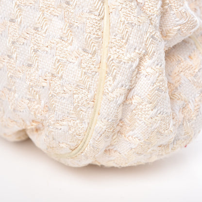 Chanel Tweed Boucle Knitting Bag Ivory 12 of 14