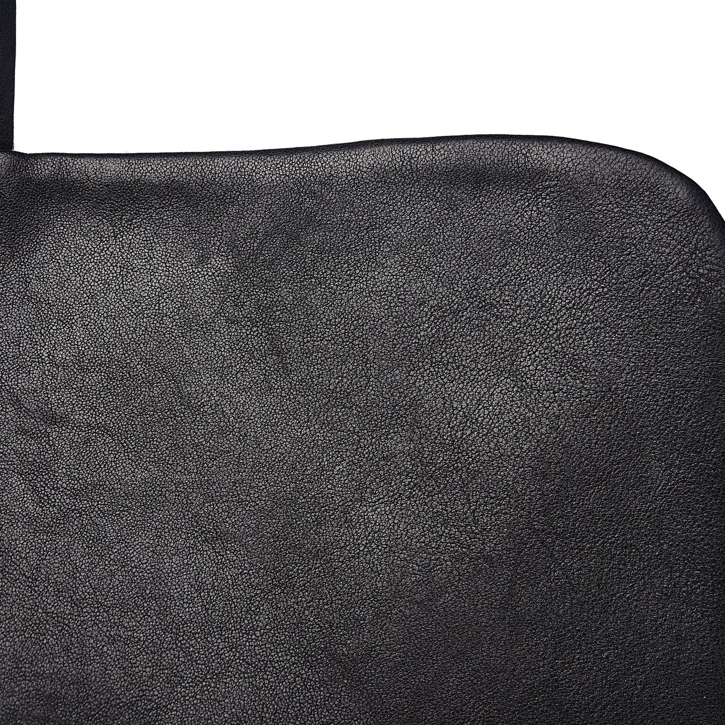 Washed Lambskin Quilted Maxi Chain Around Flap Black