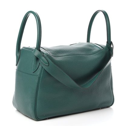 Hermes Taurillon Clemence Lindy 30 Malachite 3 of 9