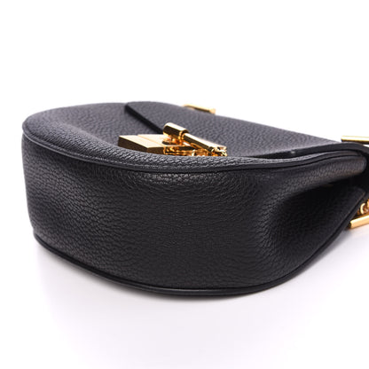 Chloe Grained Lambskin Mini Drew Shoulder Bag Black 7 of 8