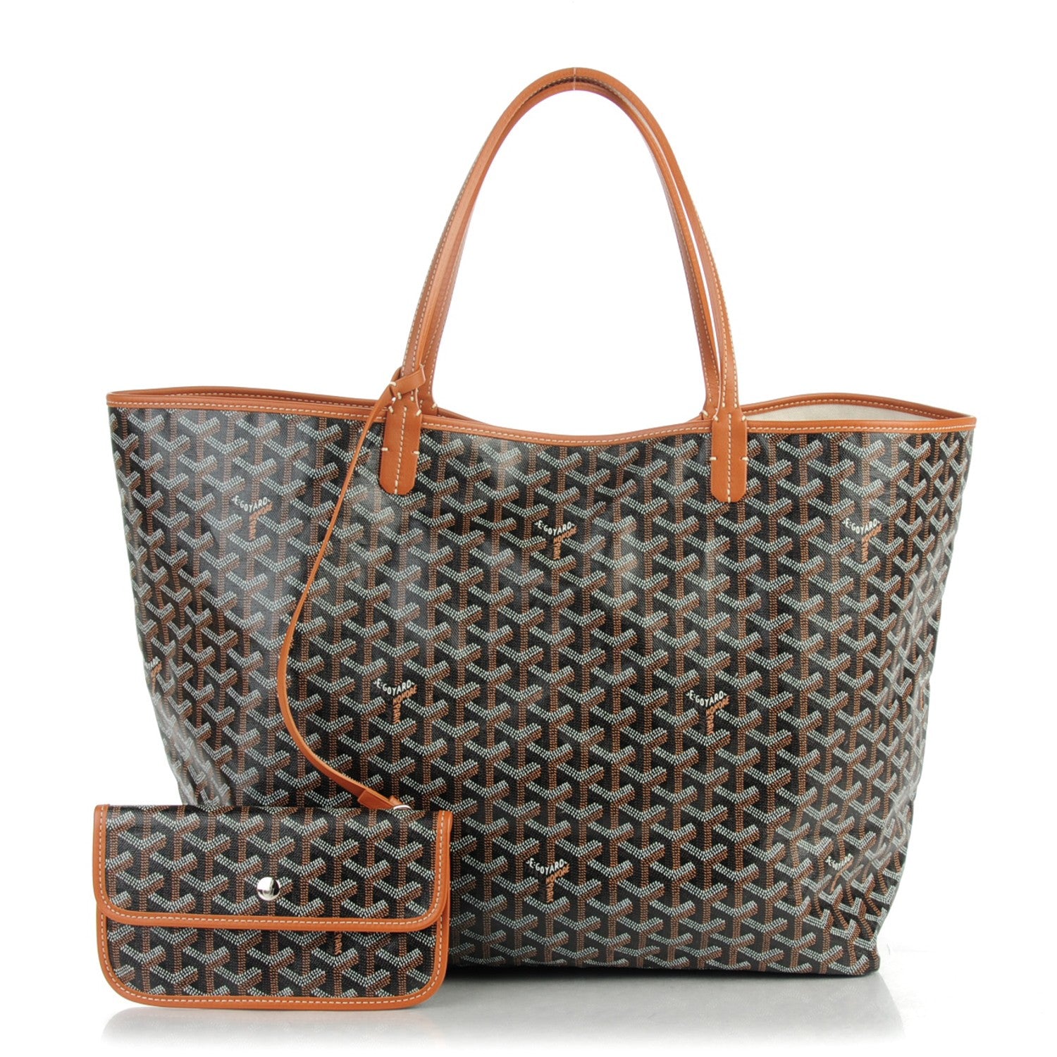 Goyard Goyardine Saint Louis GM Black Gold 1 of 8