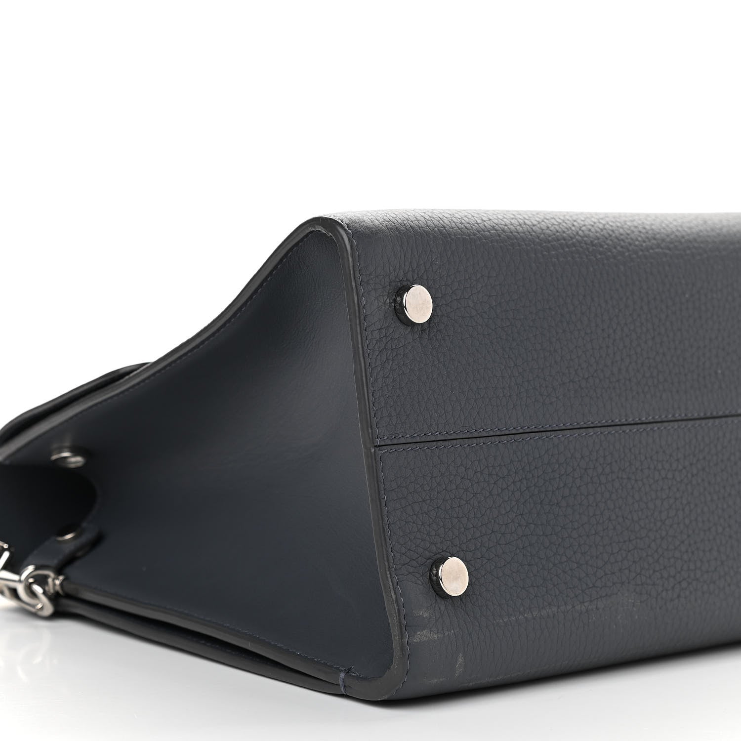 Christian Dior Grained Calfskin Diorever Flap Grey 8 of 9
