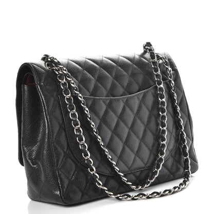 Chanel Caviar Quilted Maxi Double Flap Black 4 of 13