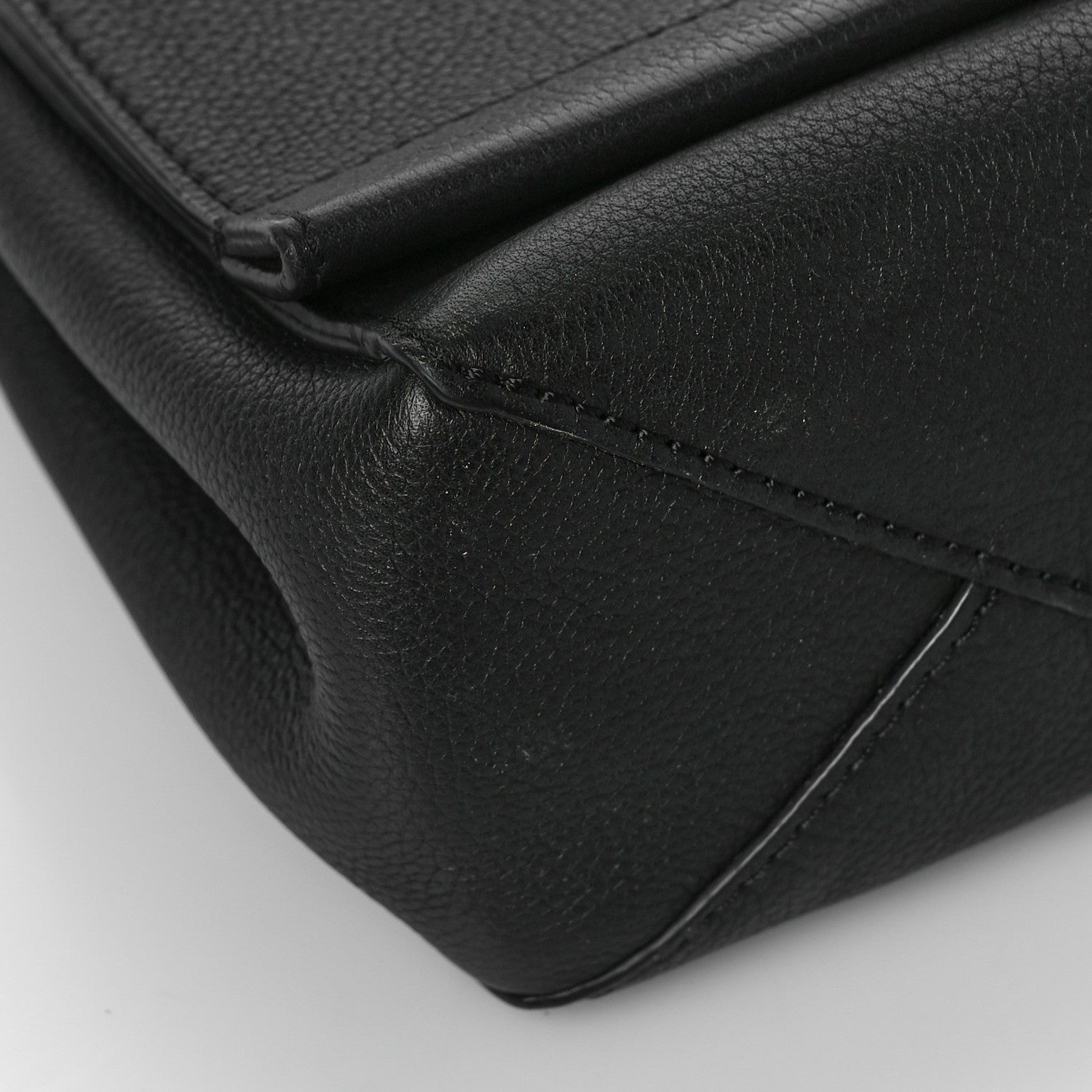 Louis Vuitton Calfskin Lockme II Chain Bag BB Black 7 of 9