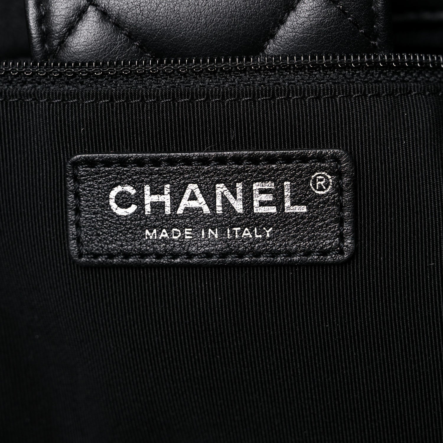 Chanel Calfskin Quilted Large Classic Shopping Tote Black 6 of 13