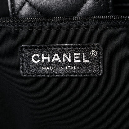 Chanel Calfskin Quilted Large Classic Shopping Tote Black 6 of 13