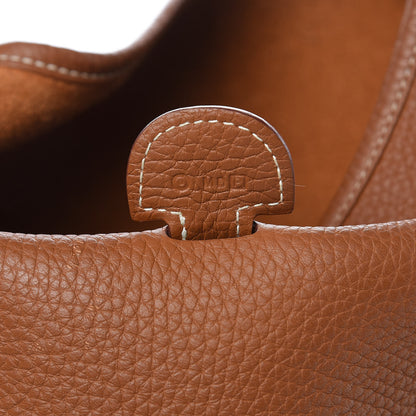 Hermes Taurillon Clemence Evelyne III GM Gold 7 of 16