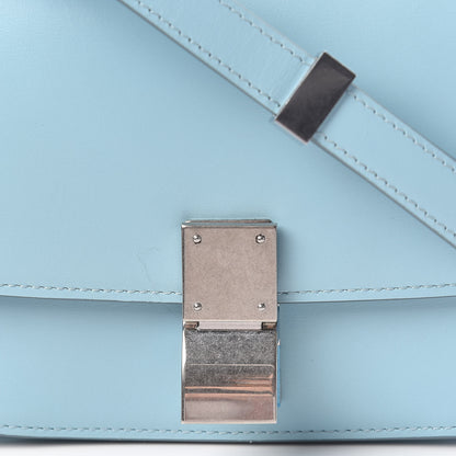Celine Smooth Calfskin Small Classic Box Flap Bag Azur 10 of 13