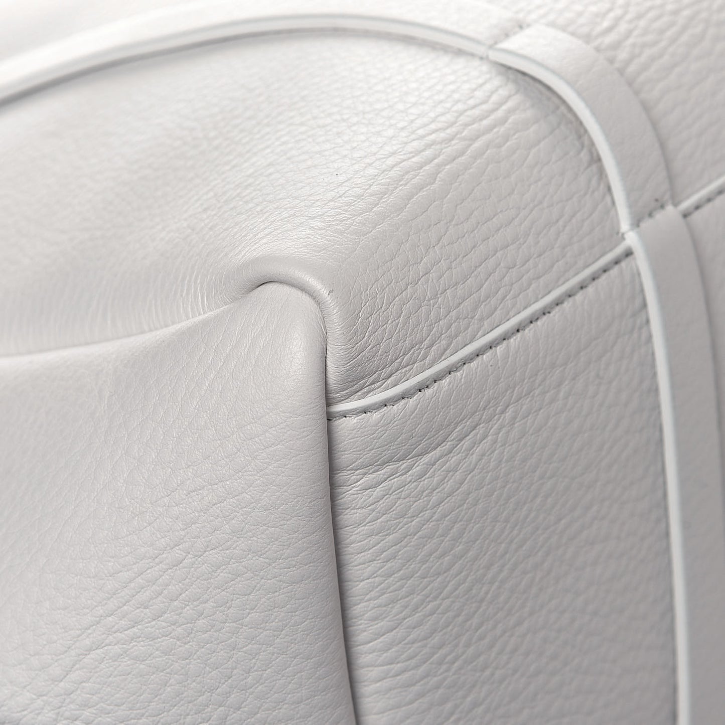 Veau Baltimore Double Sided Small Everyday Tote Optic White Black