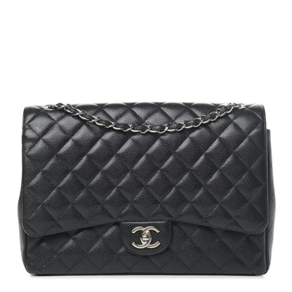 Chanel Caviar Quilted Maxi Double Flap Black 1 of 8