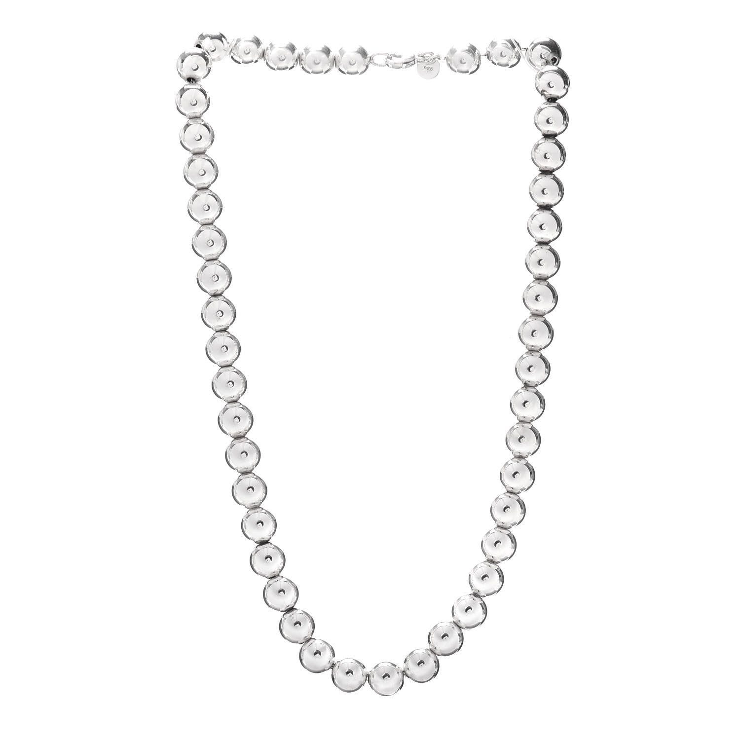 Tiffany Sterling Silver 10mm HardWear Ball Necklace 3 of 4