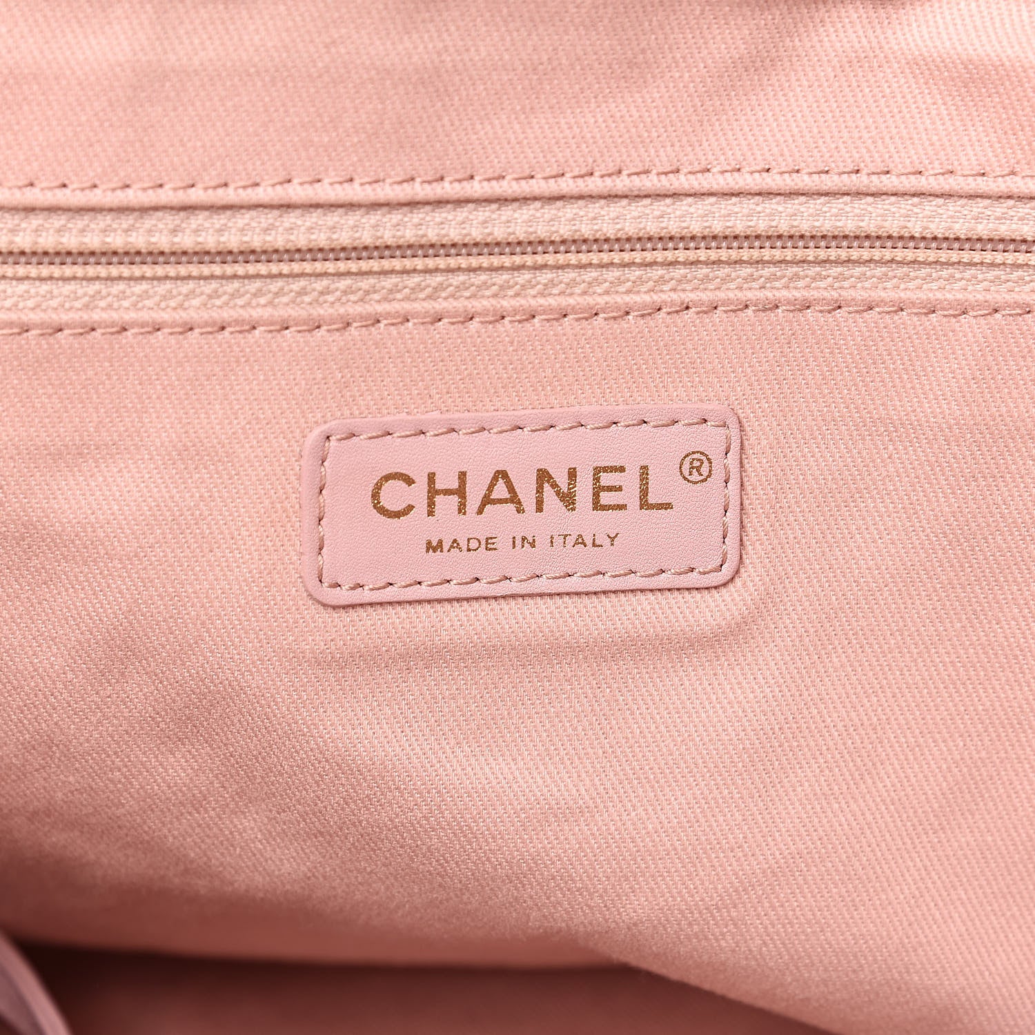 Chanel Straw Lurex Large Deauville Tote Pink 6 of 19