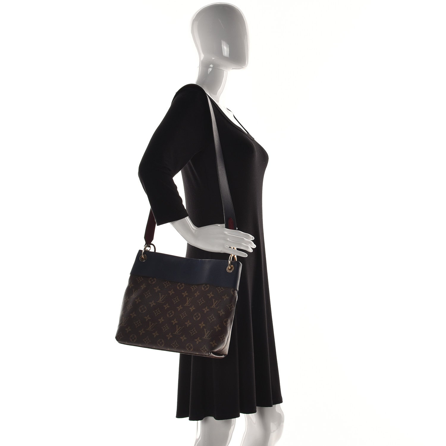 Louis Vuitton Monogram Tuileries Besace Marine Bordeaux 2 of 9