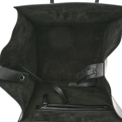 Celine Grained Calfskin Medium Phantom Luggage Black 5 of 10