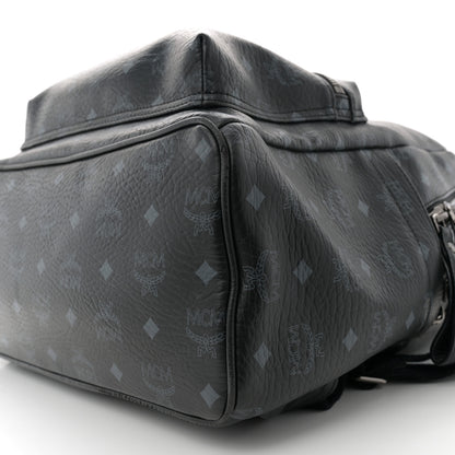 MCM Visetos Studded Medium Backpack Black 9 of 10