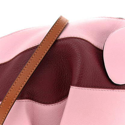 Loewe Calfskin Rugby Mini Elephant Crossbody Bag Wine Pastel Pink 8 of 13
