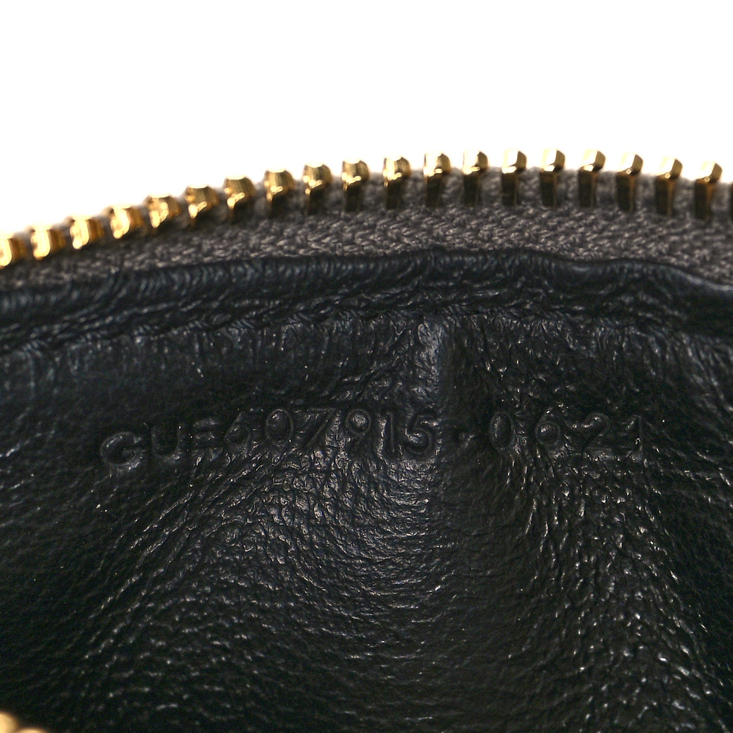 Grain De Poudre Matelasse Chevron Monogram Fragments Zippered Card Case Fog