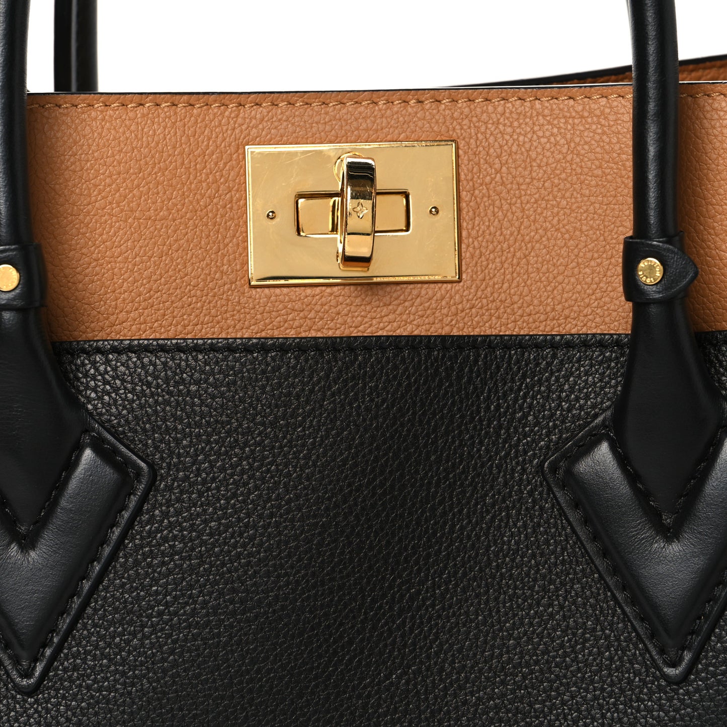 Calfskin Monogram On My Side Black