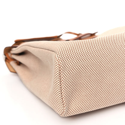 Hermes Vache Hunter Criss Viking Herbag a Dos Retourne Backpack Ecru Beige Naturel 10 of 12