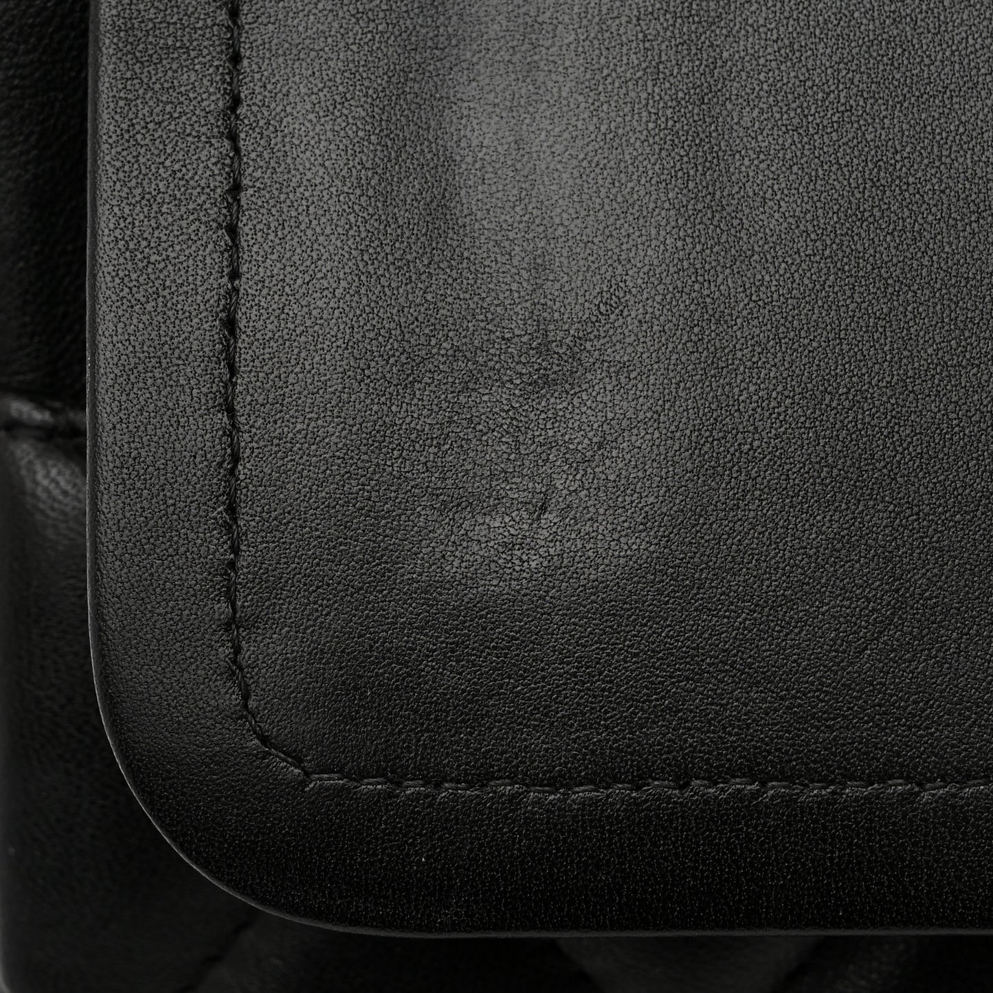 Lambskin Quilted Maxi Double Flap Black
