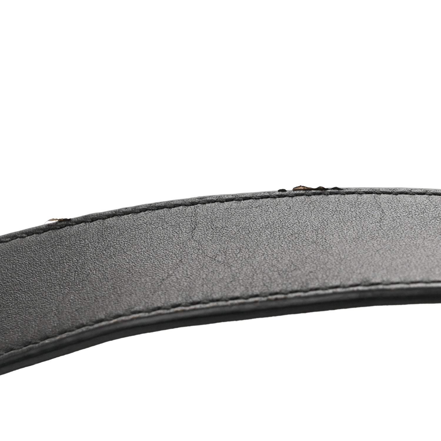 Gucci Calfskin Matelasse GG Marmont Belt Bag 75 30 Black 12 of 14