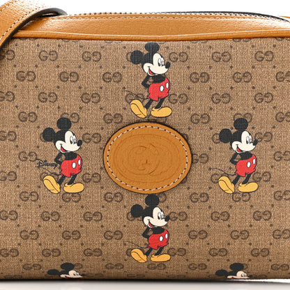 Gucci X DISNEY Mini Vintage GG Supreme Monogram Mickey Mouse Shoulder Bag Beige Vintage Sun Oil 8 of 11
