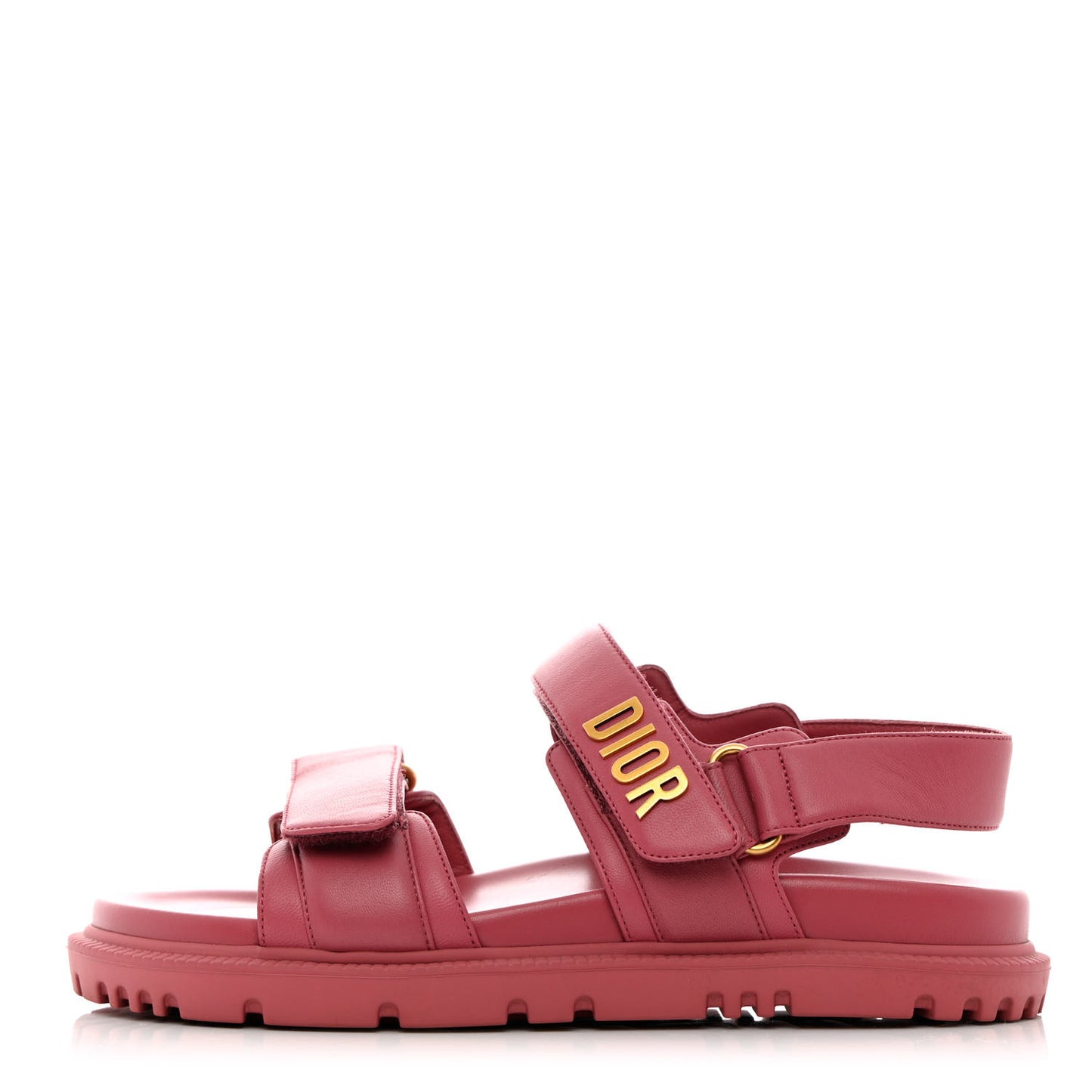 Lambskin Dioract Sandals 37 Pink