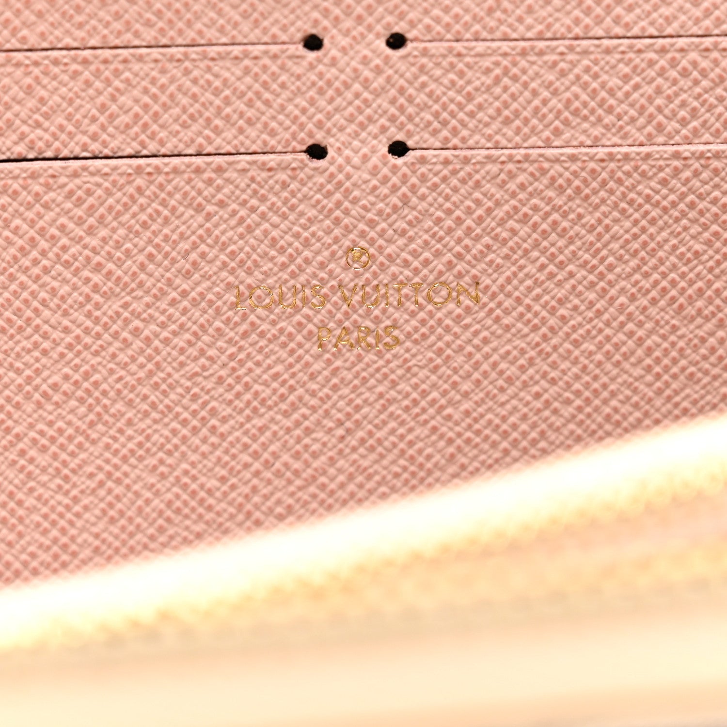 Louis Vuitton Damier Azur Clemence Wallet Rose Ballerine 6 of 7