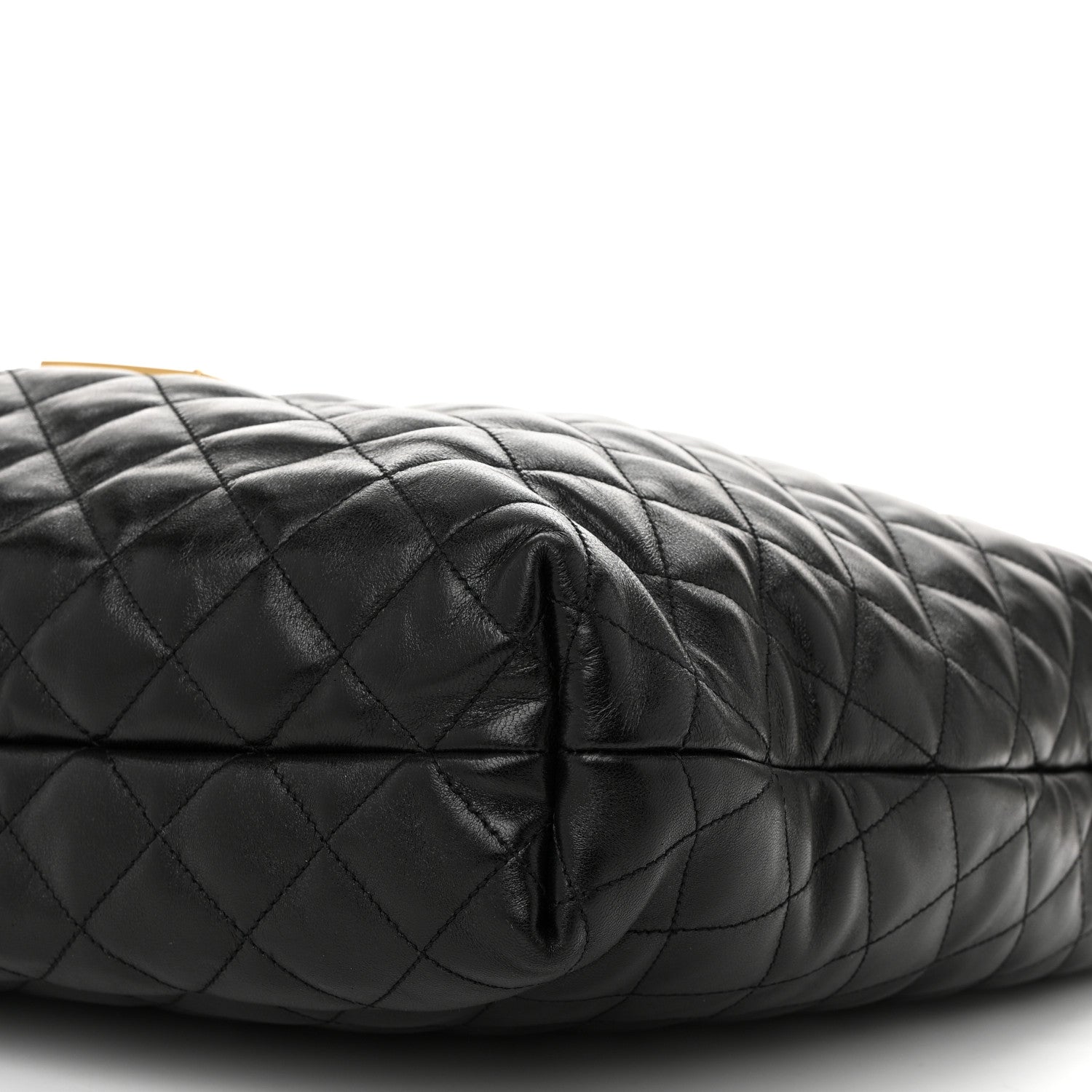 Saint Laurent Lambskin Quilted Maxi Icare Shopping Tote Black 11 of 12
