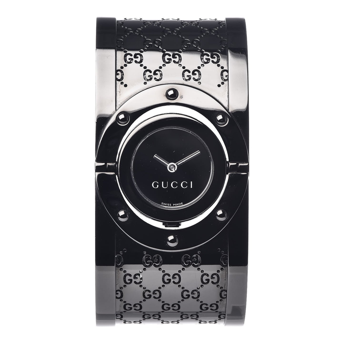 PVD Stainless Steel 33mm Twirl Quartz Watch Black