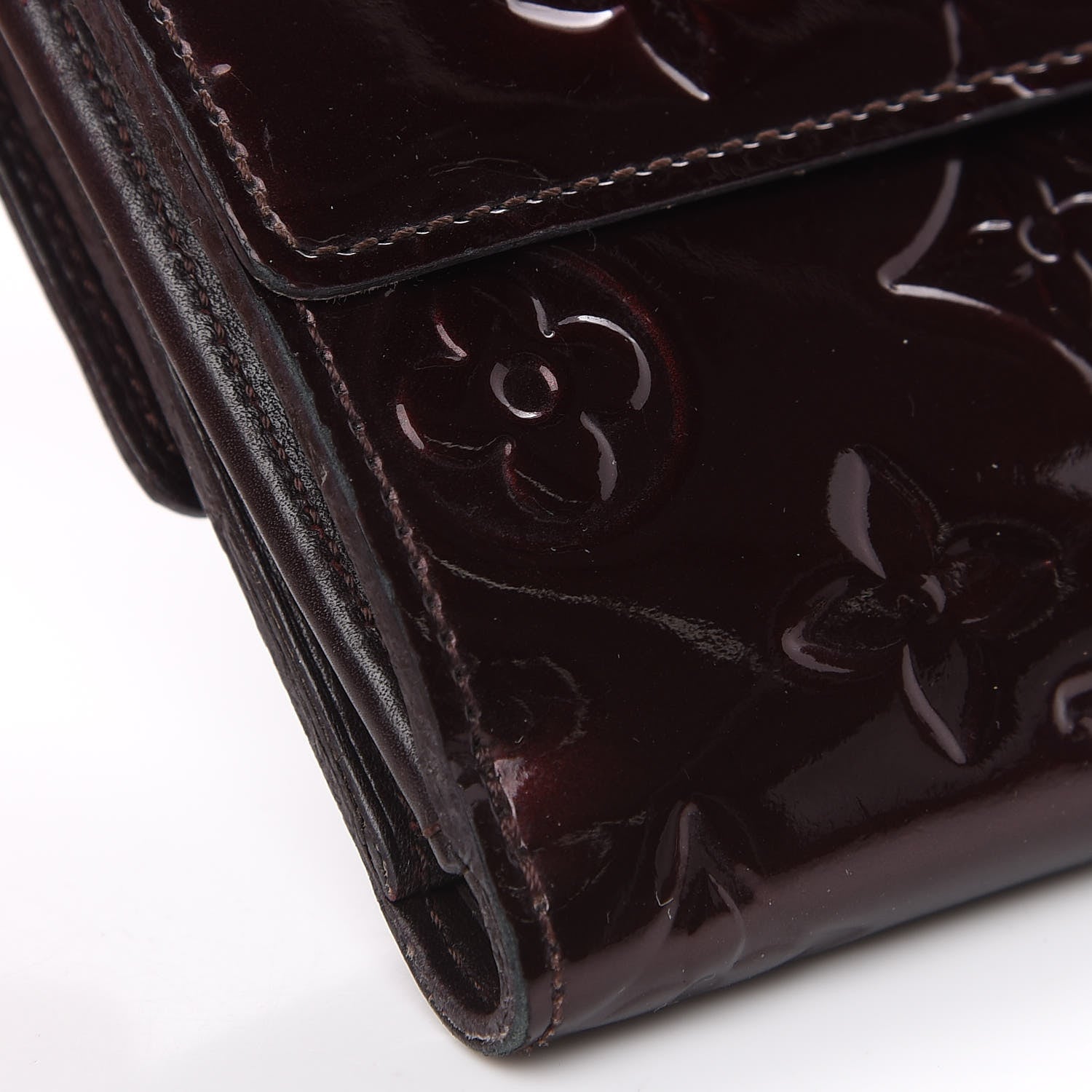 Louis Vuitton Vernis Elise Wallet Amarante 6 of 9