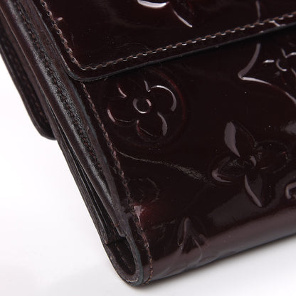Louis Vuitton Vernis Elise Wallet Amarante 6 of 9