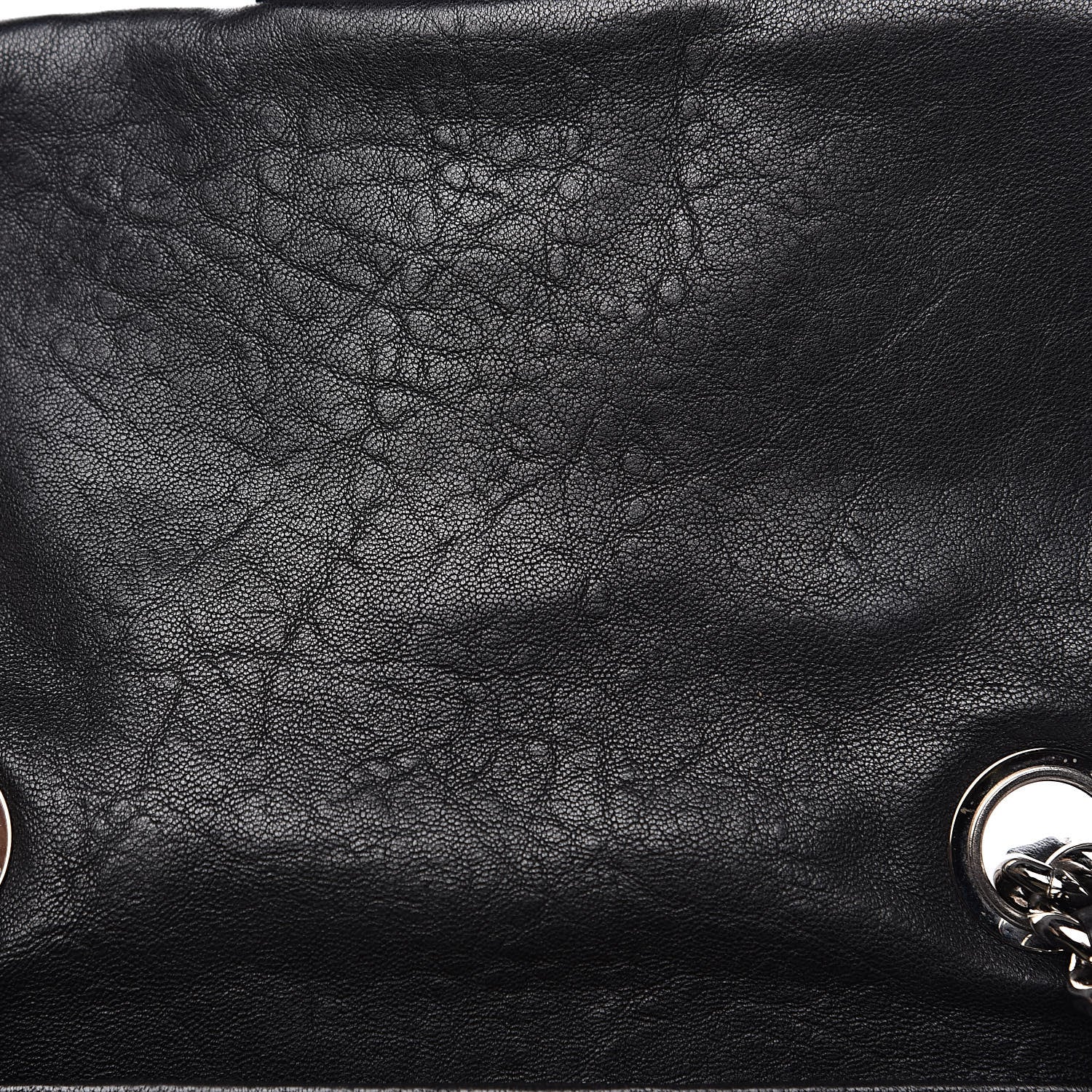 Chanel Washed Lambskin Quilted Mini Chain Around Flap Black 11 of 12