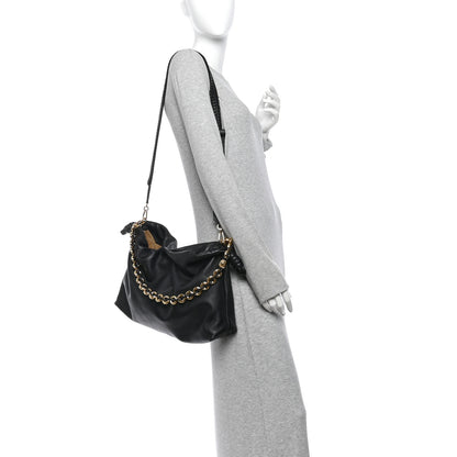 Loewe Mellow Nappa Large Donut Chain Flamenco Black 2 of 13