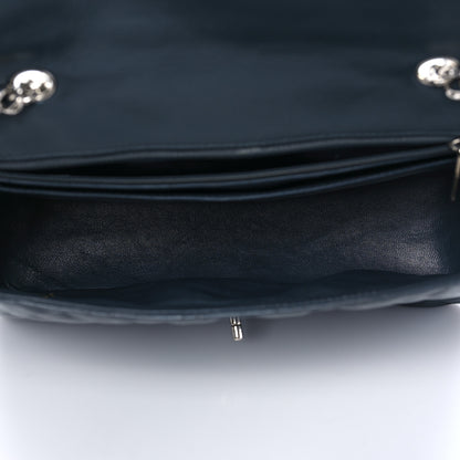 Chanel Lambskin Quilted Jumbo Single Flap Bijoux Chain Dark Grey 4 of 10