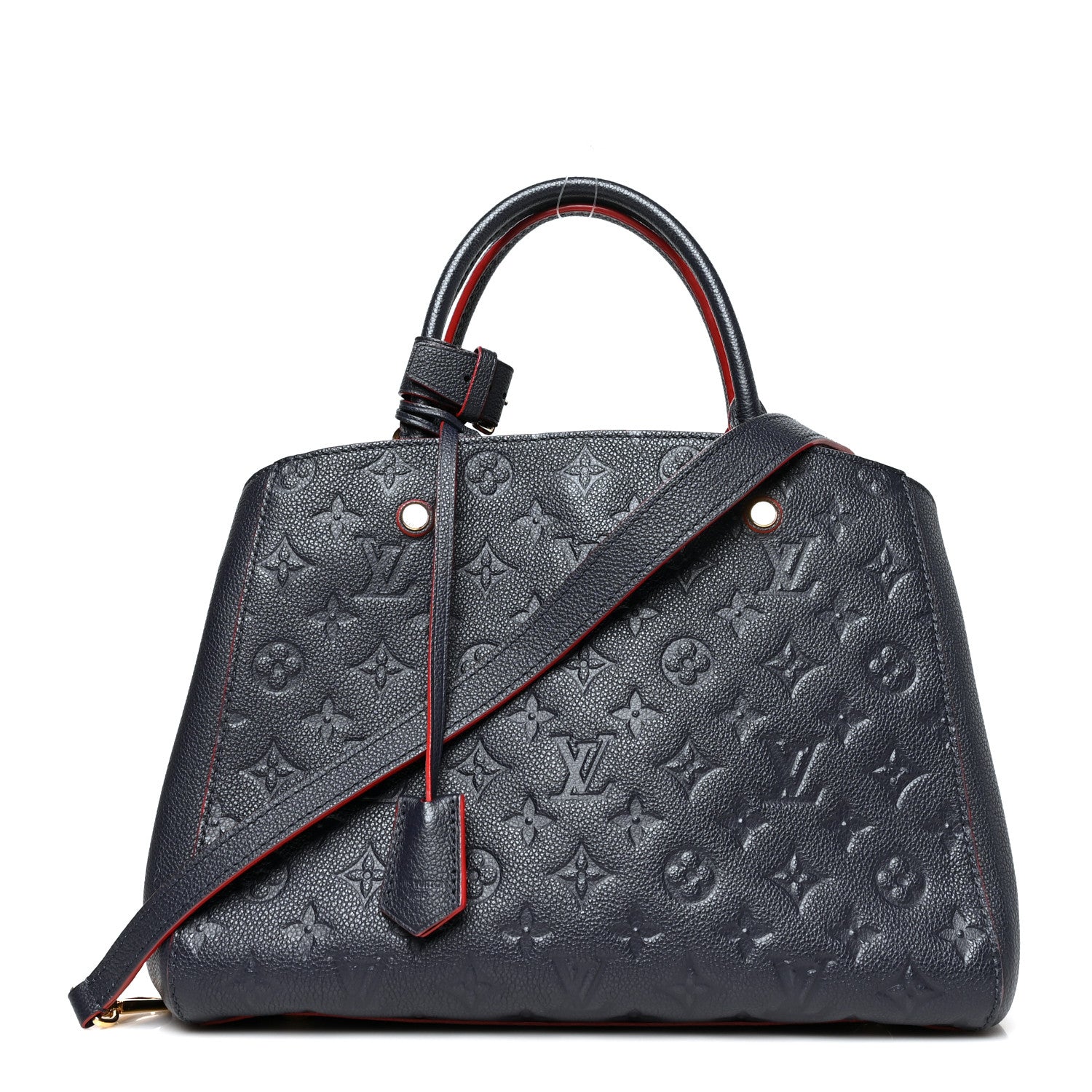 Louis Vuitton Empreinte Montaigne MM Marine Rouge 1 of 15