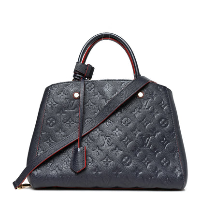 Louis Vuitton Empreinte Montaigne MM Marine Rouge 1 of 15