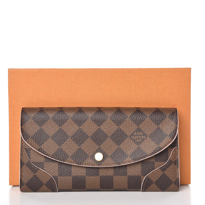 Louis Vuitton Damier Ebene Caissa Wallet Rose Ballerine 7 of 7