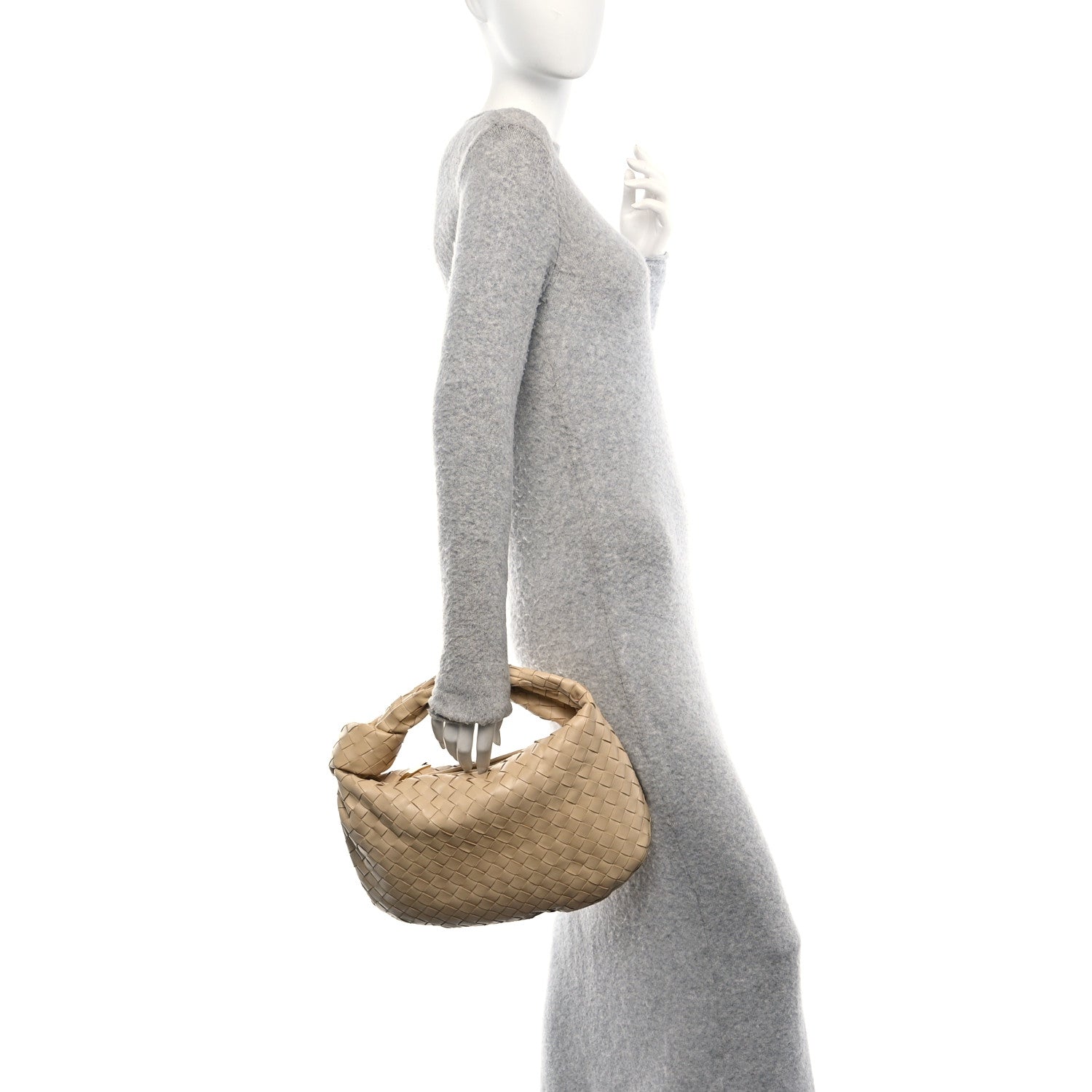 Bottega Veneta Nappa Intrecciato Teen Jodie Hobo Porridge 2 of 11