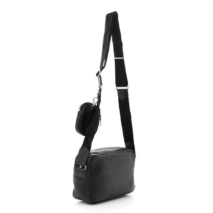 Prada Vitello Daino Crossbody Black 3 of 10