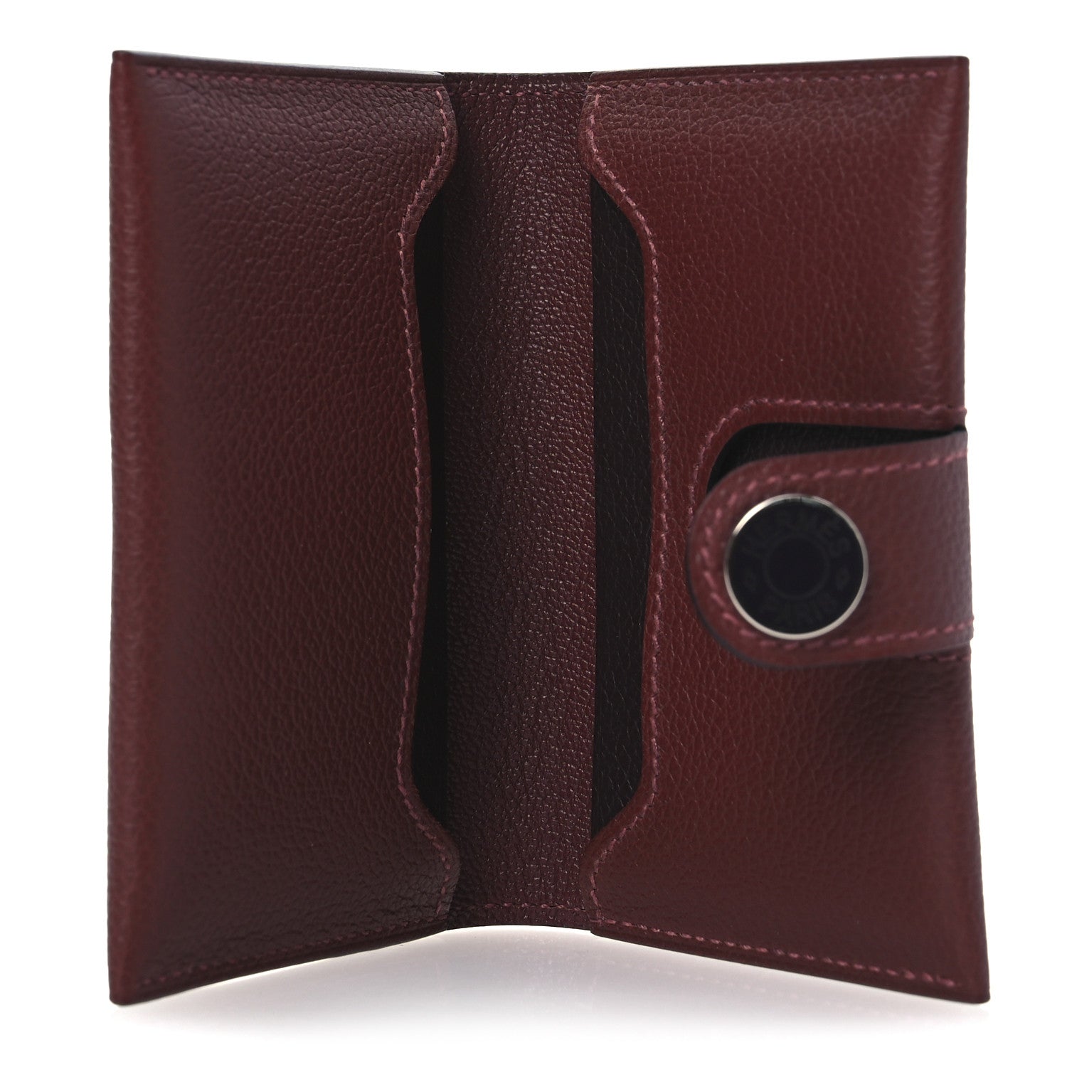 Hermes Evercolor Bi-Color RMS Card Holder Rouge H Rouge Sellier 5 of 9