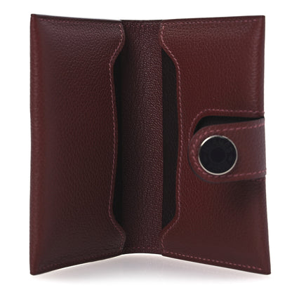 Hermes Evercolor Bi-Color RMS Card Holder Rouge H Rouge Sellier 5 of 9