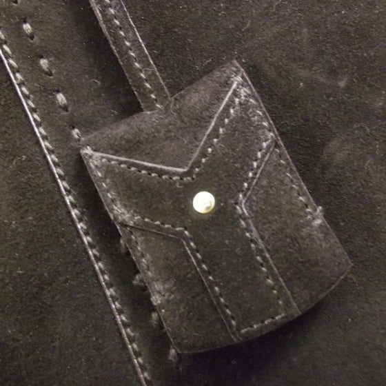 Saint Laurent Suede Large Muse Brown 13 of 15