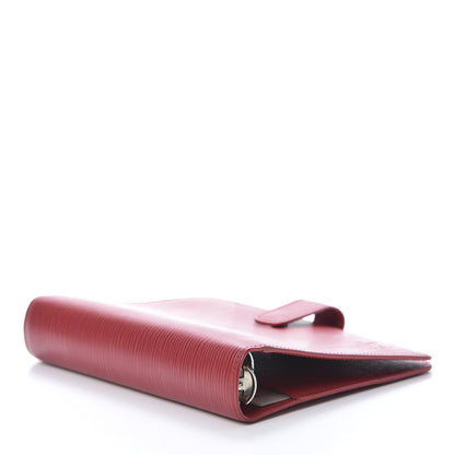 Louis Vuitton Epi Medium Ring Agenda Cover Rouge 4 of 10