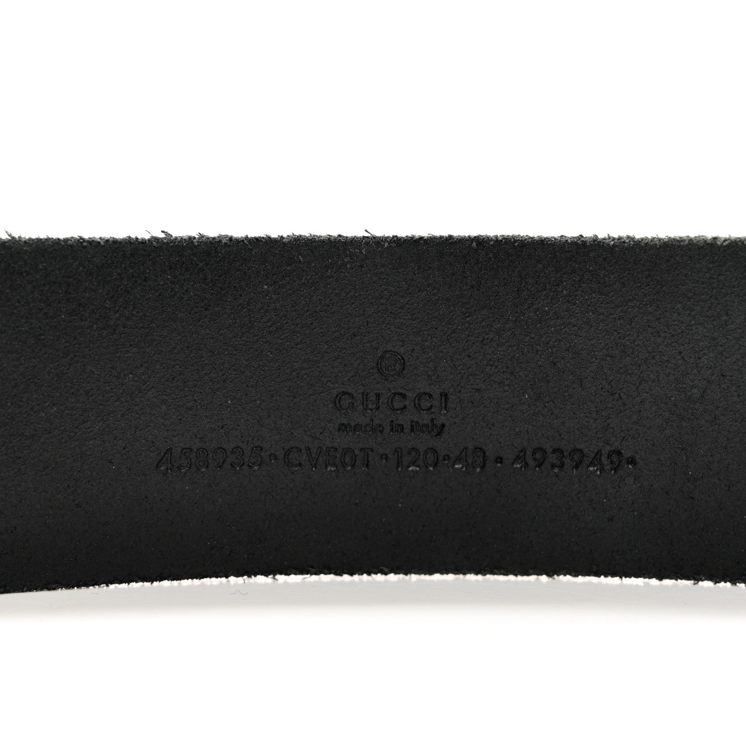 Gucci Calfskin Snake Belt 120 48 Black 3 of 5