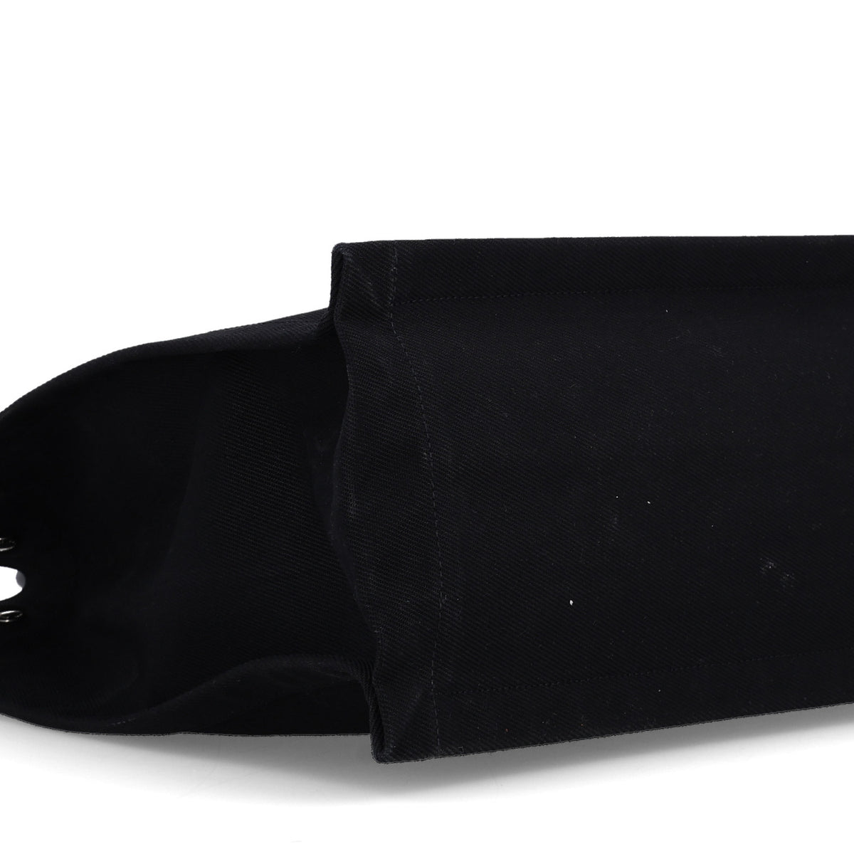 Saint Laurent Linen Calfskin Rive Gauche Tote Black 9 of 10