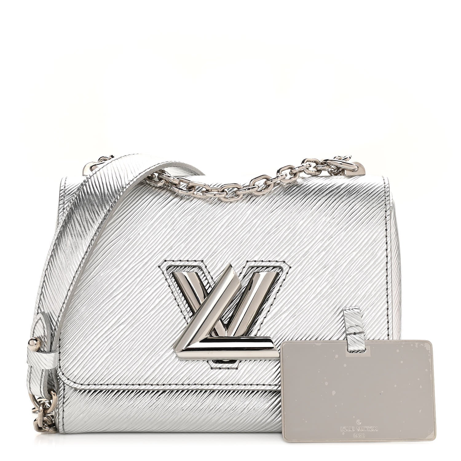 Louis Vuitton Epi Twist Shoulder Bag PM Argent 1 of 9