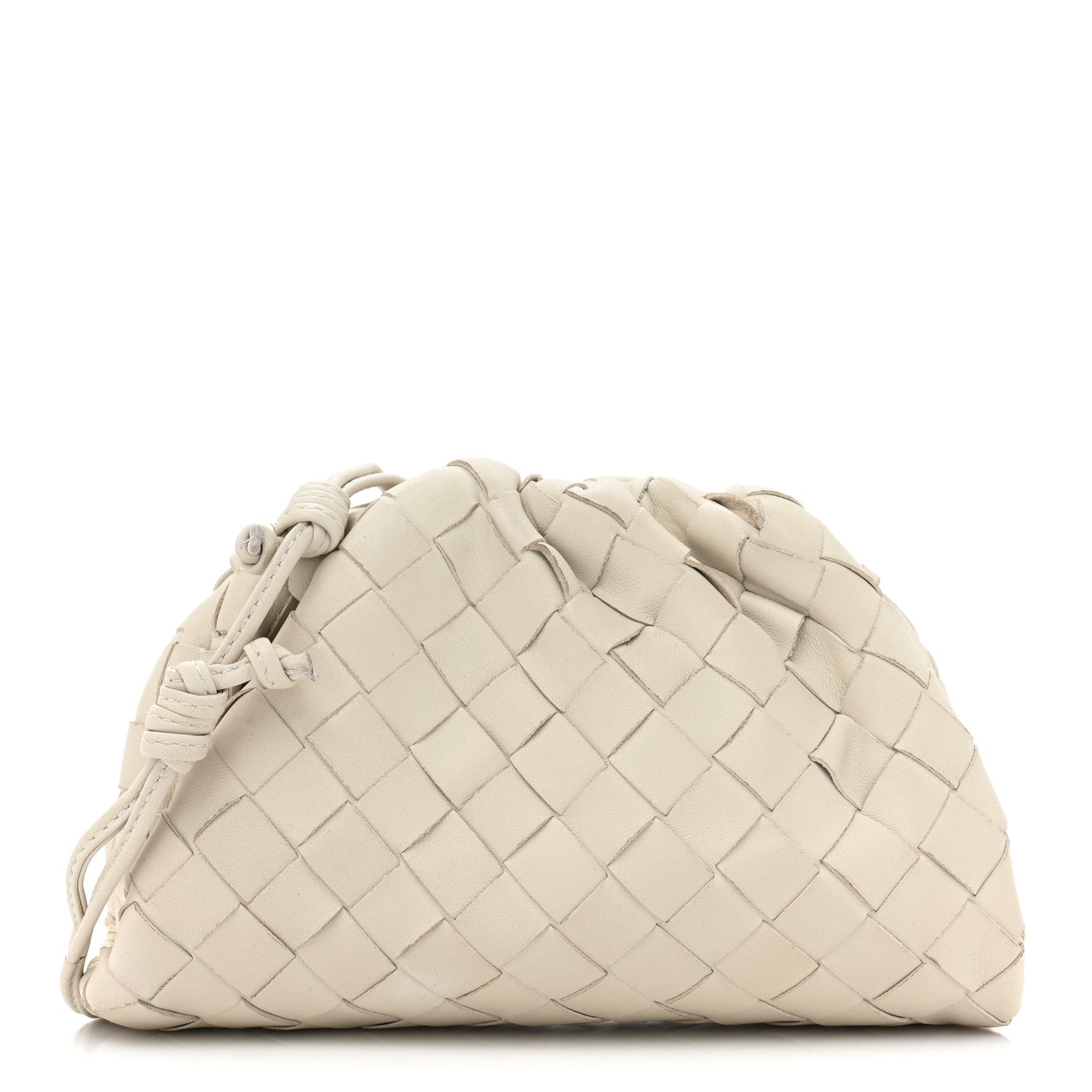 Bottega Veneta Nappa Intrecciato The Mini Pouch Chalk 1 of 11