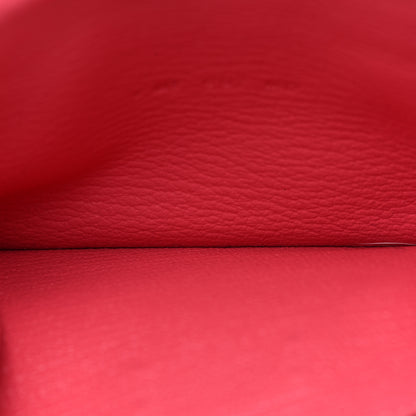 Hermes Chevre Mysore Kelly Pocket Compact Wallet Rose Lipstick 5 of 12